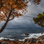 Grecja Lesbos pogoda listopad