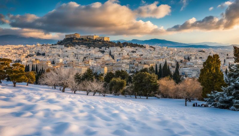Pogoda w Atenach w lutym