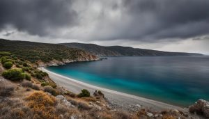 plaża na Lesbos